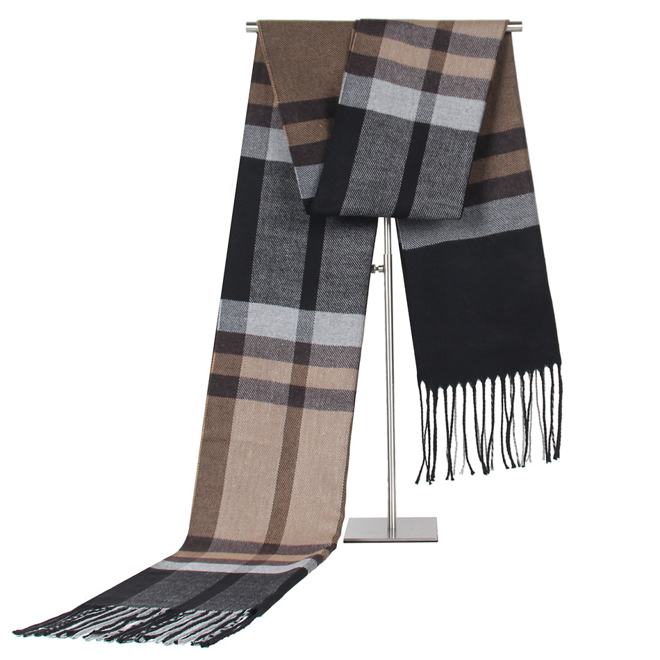 67f9bb819301c9ba74b70c8bbc852cb8-1.png Men's autumn and winter cashmere scarf 009 - Image 1